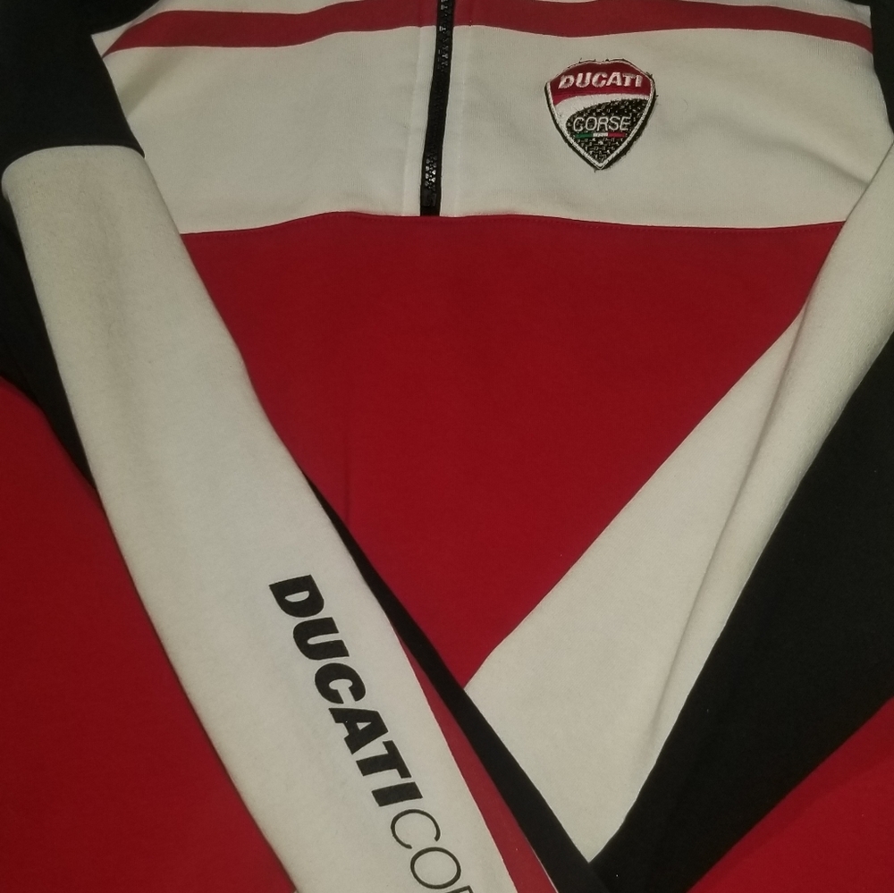 Mens Ducati 1/4 zip sweatshirt